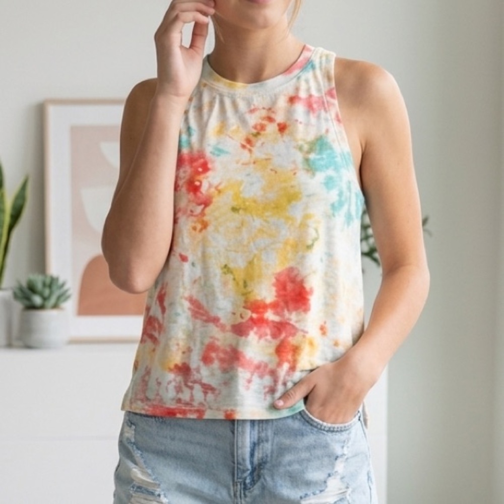 SO Vibrant Tie-Dye tank